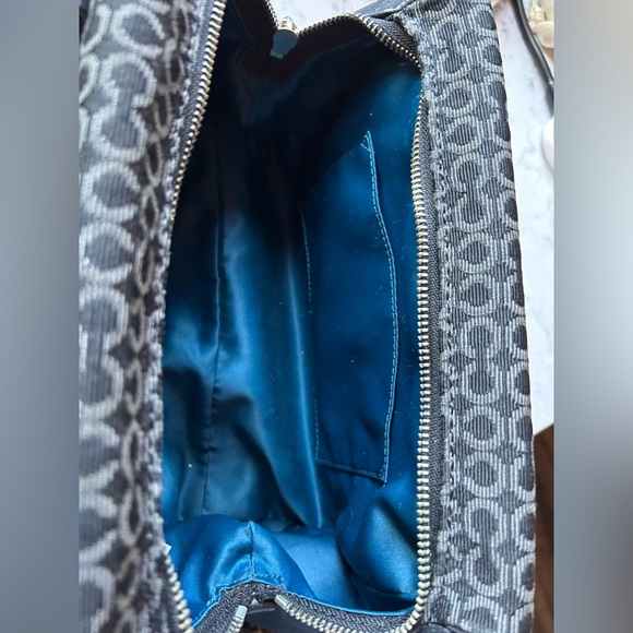 Coach Madison 25215 OP Art Needle Point Satchel Top Handle Bag Purse - Picture 6 of 13